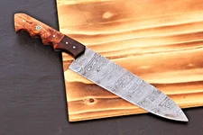 Custom Made Hand Forged Damascus Steel Blade Kitchen Chef's Knife 2810