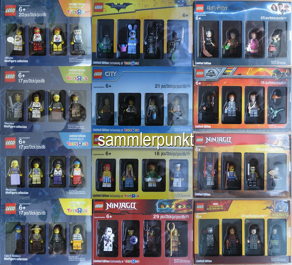 1 LEGO MINIFIGUREN - BRICKTOBER TOYS R`US SET Ihrer Wahl