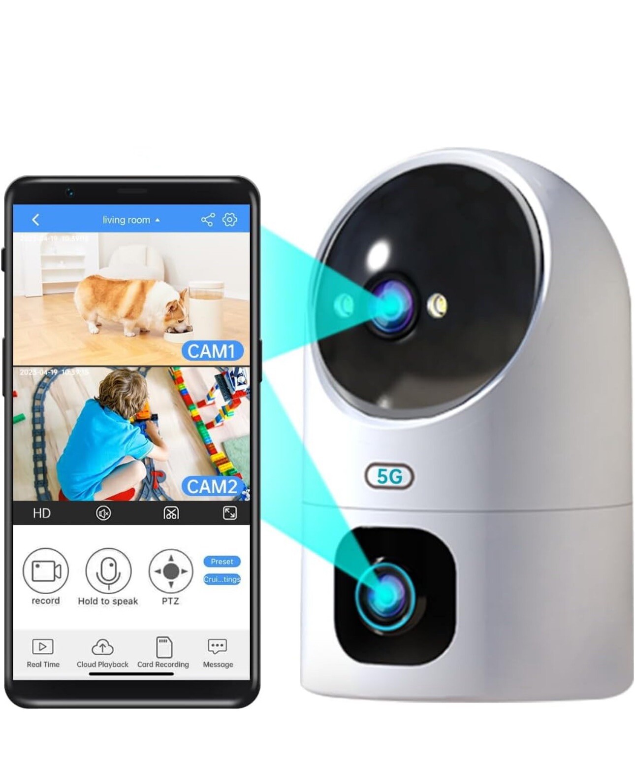 JOOAN Dual Lens Security/ Pet Camera-image