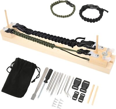 Paracord Jig verstellbare Länge Armband Hersteller Armband Herstellung Kit Holz stabil