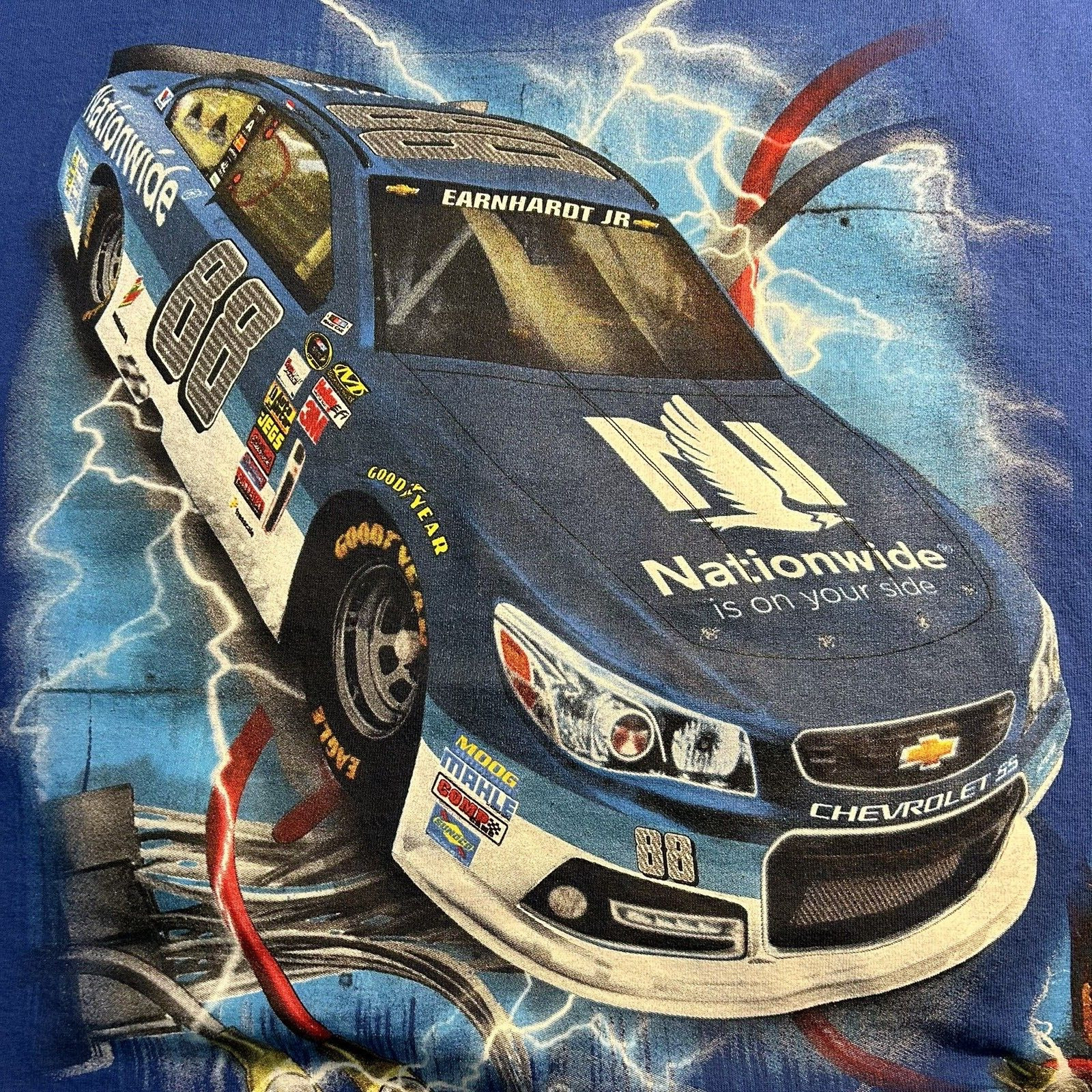 #88 Dale Earnhardt Jr T-shirt Adult M Nationwide Impala Wrap Around AOP NASCAR