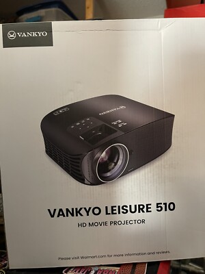 VANKYO LEISURE 510 HD Movie Projector New 686494612198| eBay