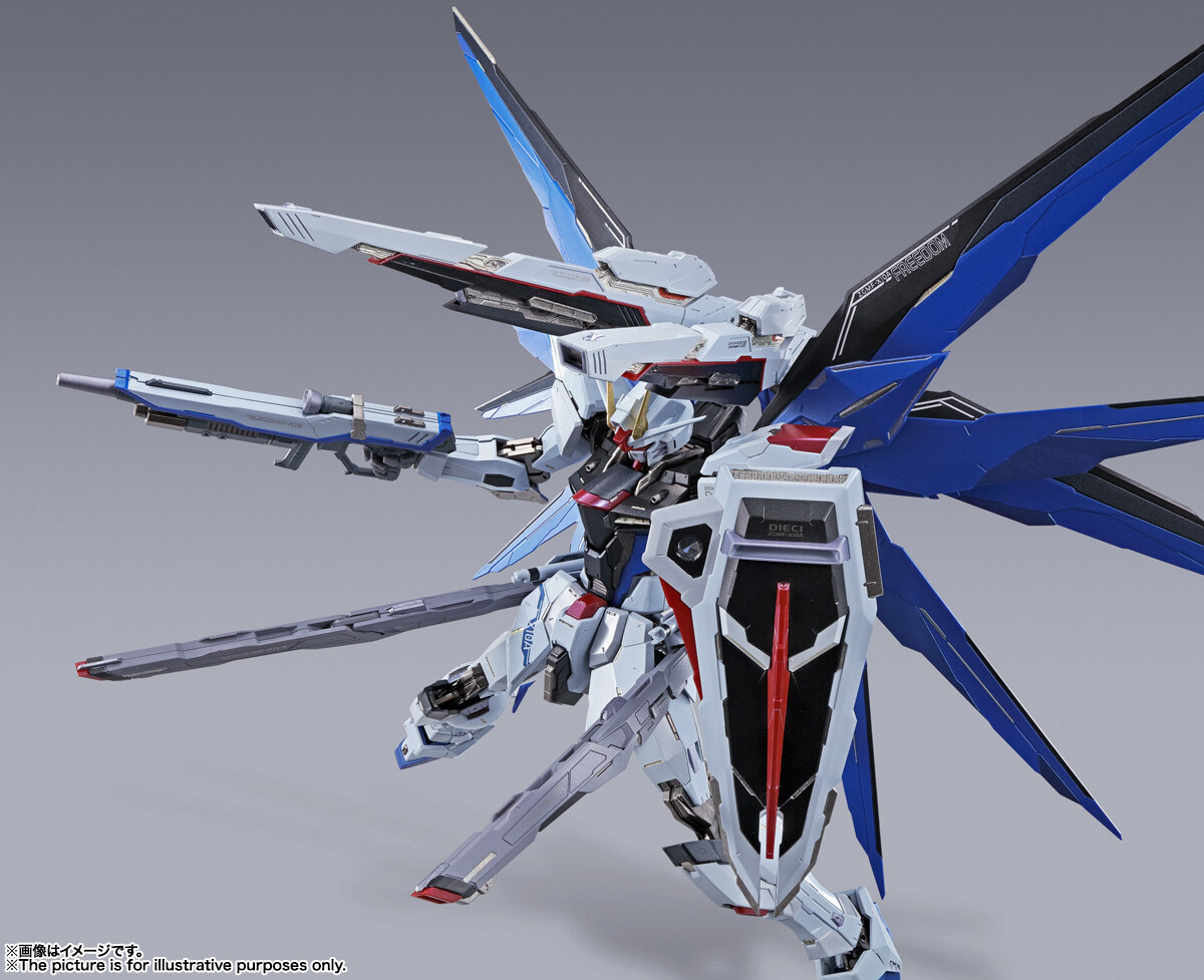 BANDAI Japan METAL BUILD Gundam SEED Freedom Gundam CONCEPT 2 PVC