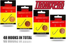 Tronix Pro Aberdeen Match Sea Fishing Hooks Tronixpro size  1/0 1 2 4 Fine Wire