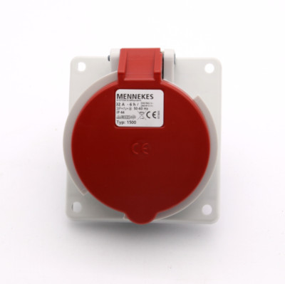1PCS NEW MENNEKES TYP:1500 TYP1500 32A IP44 INDUSTRIAL PLUG FREE SHIP