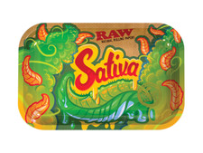 Raw Rolling Papers Sativa Tray 11x7 Small Limited Edition-AUTHENTIC