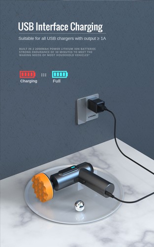 Car Wireless Polishing Machine,Cordless Car Buffer Polisher Kit USB Charging AUS - Picture 22 of 24