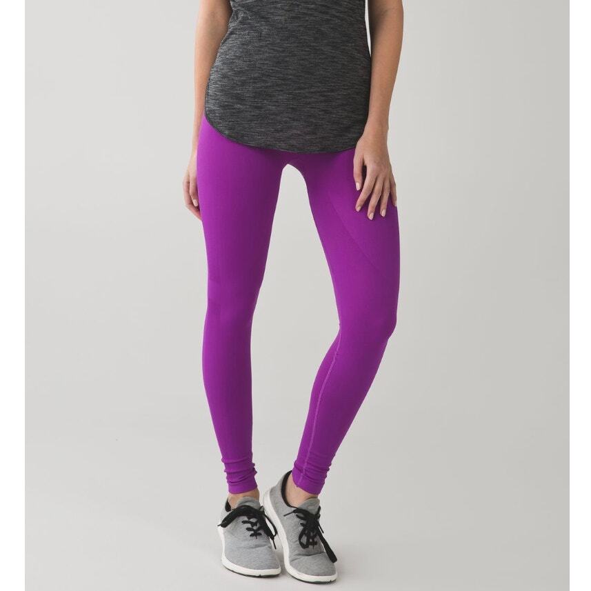 LULULEMON Zone In Tight Tender Violet Purple Seamless {3M39}