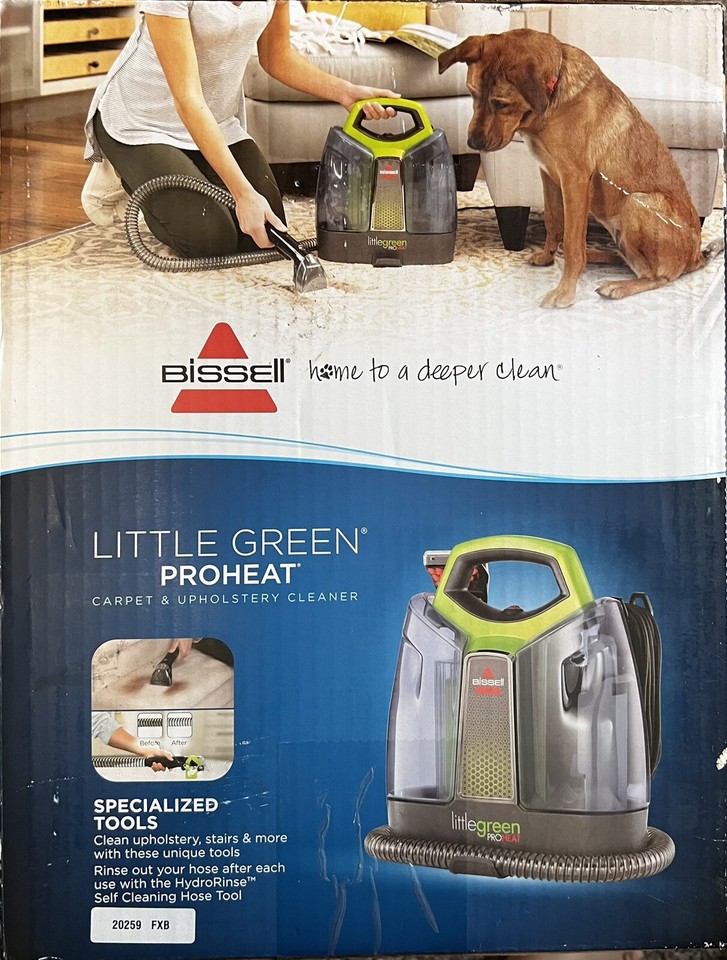BISSELL Little Green ProHeat Portable Carpet Cleaner 2513G NEW eBay