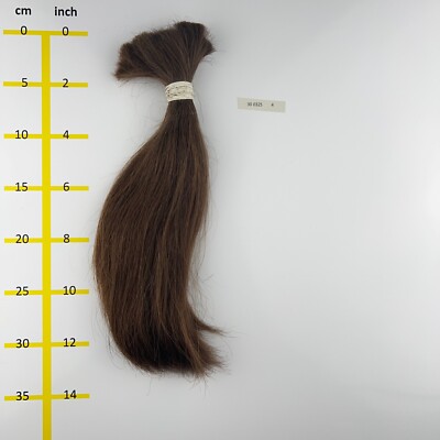 Europäisches Echthaar Rohhaare dunkelblond mind.100 Gr 30-35cm - 3003254A
