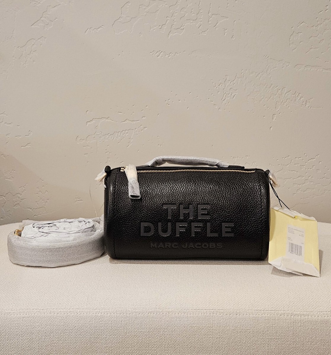 Marc Jacobs The Leather Duffle Bag - Black | eBay