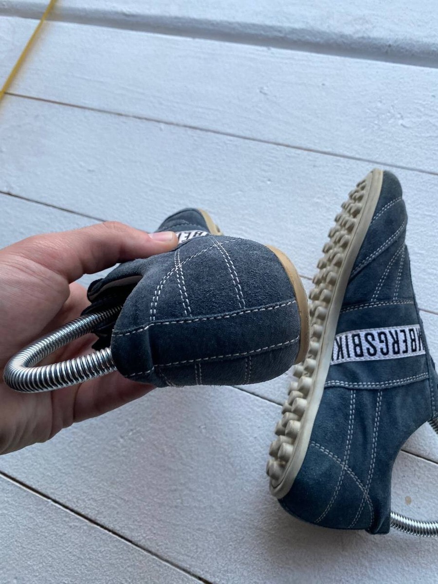 90s Dirk Bikkembergs Blue Suede Womens Sneakers 36 Size VNTG RARE