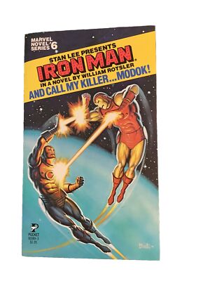 Stan Lee Presents Iron man And Call My Killer Modok!  #6 1979 Pocket Book 1st