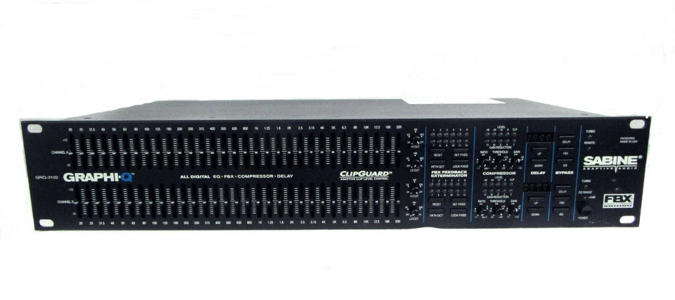 Sabine GRQ-3102 Graphi-Q Graphic Equalizer - New Old Stock, Free Shipping - Image 3 of 4