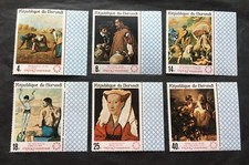 Burundi 1967 - 6 unused margin stamps - Michel No. 368-373