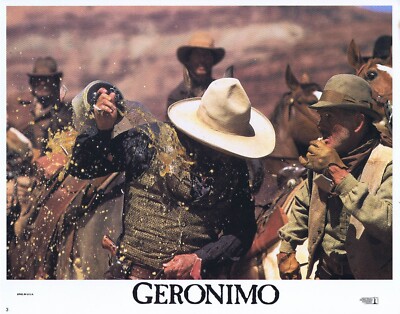 GERONIMO Original Lobby Card 3 Wes Studi Gene Hackman Matt Damon Jason Patric
