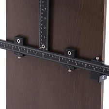 Cabinet Hardware Jig Adjustable Drill Guide Punch Locator Handle Template Tool!