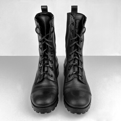 【送料&関税込】Tory Burch Leather Boots Tory Burch Lila 90 mm High- Knee Boot Pointed Toe Black