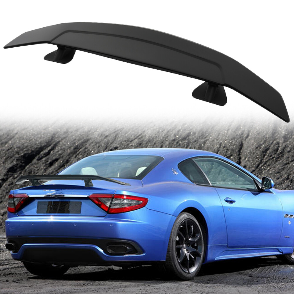 47"Matte Black ABS Car Rear Trunk Spoiler Wing Tail Lip Kits For Maserati Ghibli