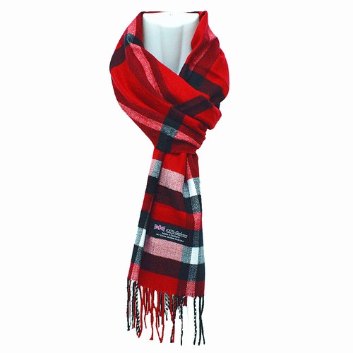 Winter Checked Plaid Wool 100% Cashmere Scotland Made Stripe Solid Scarf Scarves - Picture 145 of 184