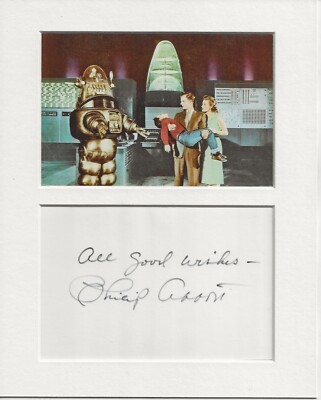 Philip Abbott der unsichtbare Junge signed original authentic Autogramm UACC RD COA 