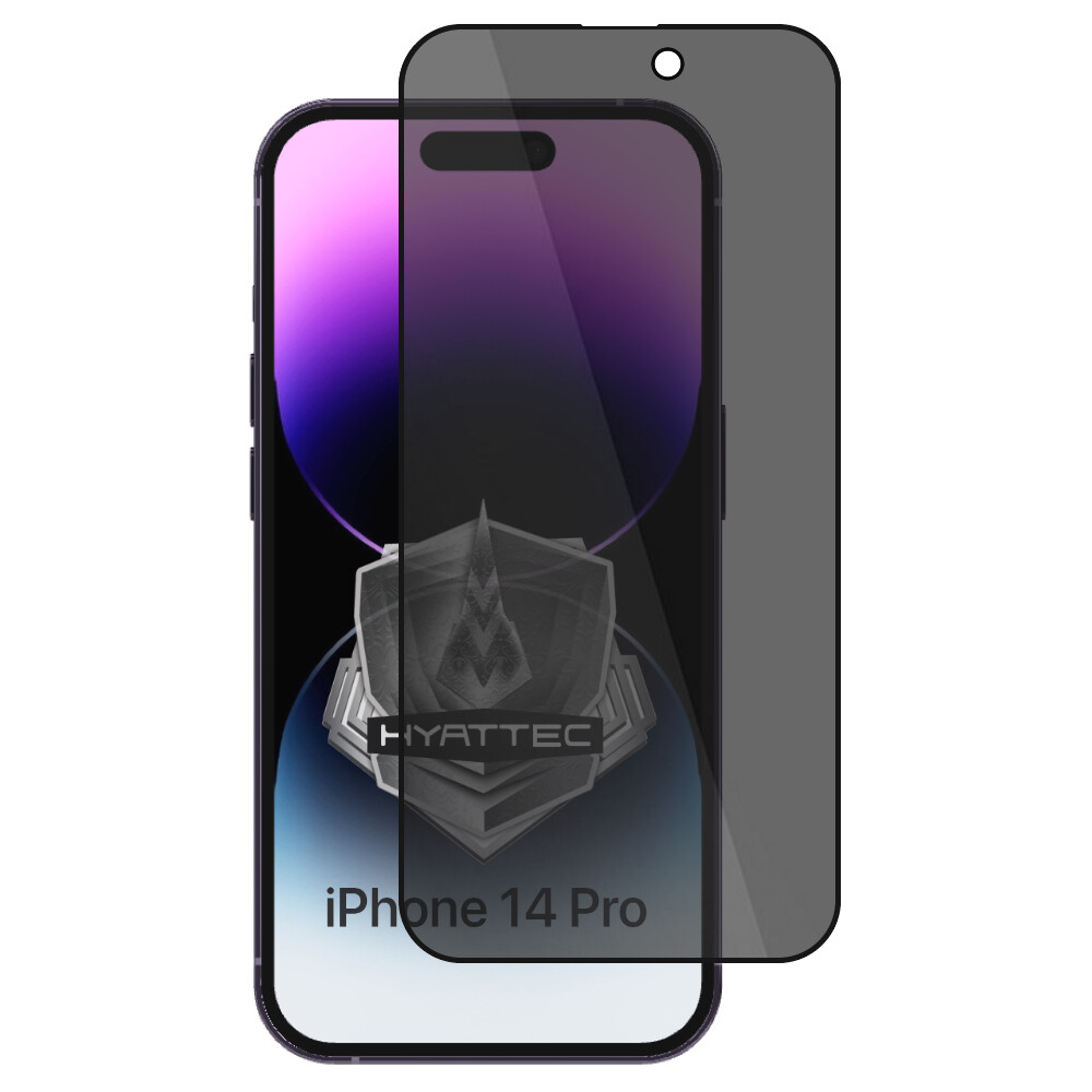 Film protecteur teinté pour Apple iPhone 14 Pro Hyattec évitez les rayures et les regards curieux