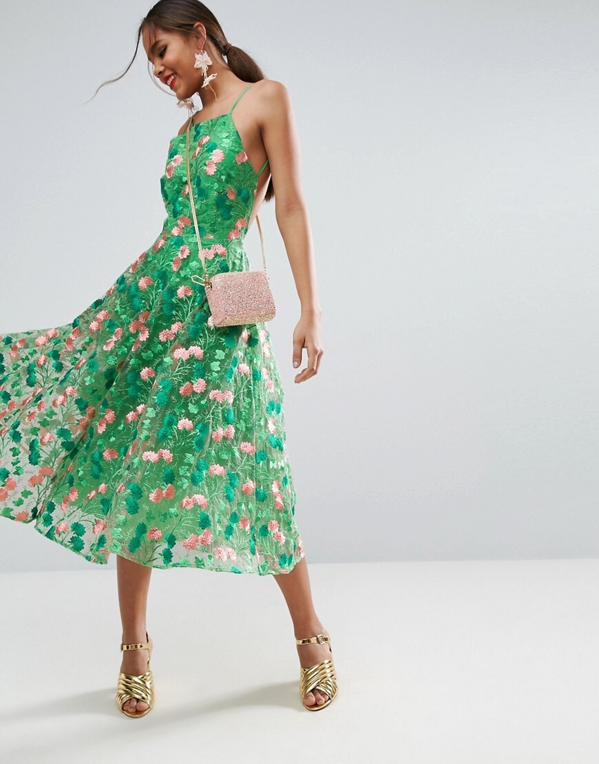 Floral Maxi Dress Asos Salon Dress Asos Tall Salon Floral Embroidered Backless Penny Midi Prom Dress Green UK18 UK Floral Maxi Dress Asos Salon Dress Asos Tall Salon Floral Embroidered Backless Penny Midi Prom Dress Green UK18 UK