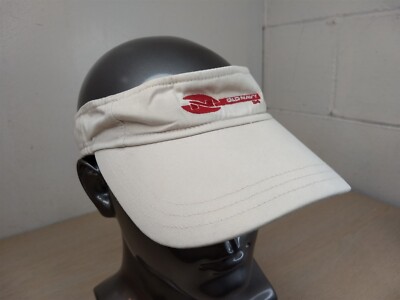 Old Navy Embroidered Logo Adjustable Strapback Beige Golf Visor M/L Old Navy Visor Hats for Men for sale | eBay main image 3