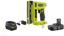 RYOBI P317KN 18-Volt ONE+ Cordless Compression Drive 3/8 in. Crown Stapler wi...
