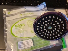 BRAND NEW Niagara Conservation Sava Spa Chrome Ultra High Efficiency Shower Head