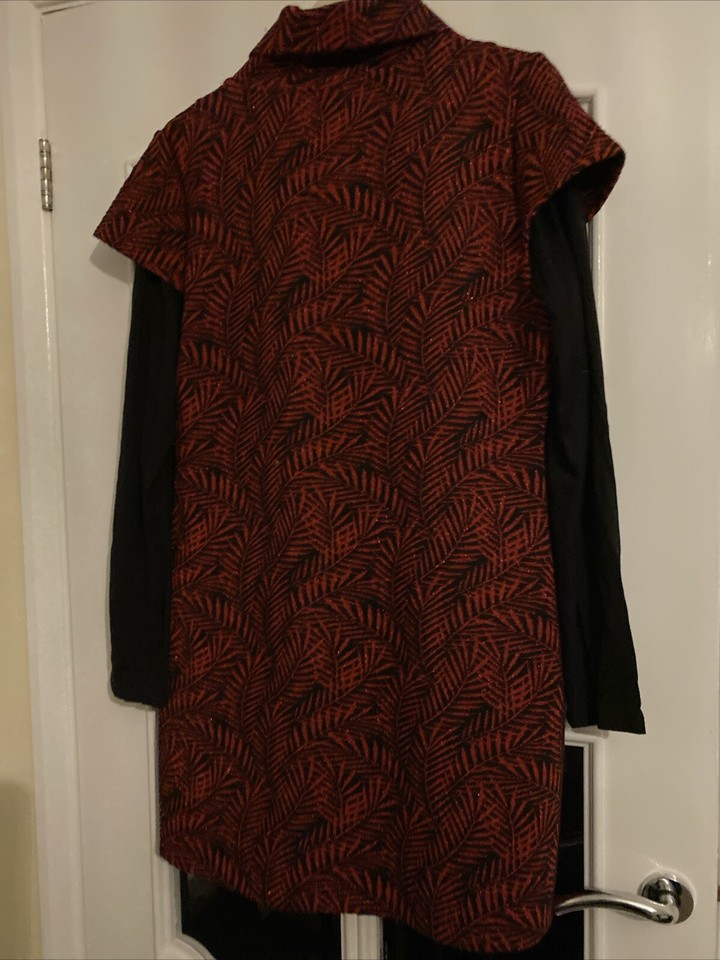 Ladies Long Sleeve Dress Size 14 eBay