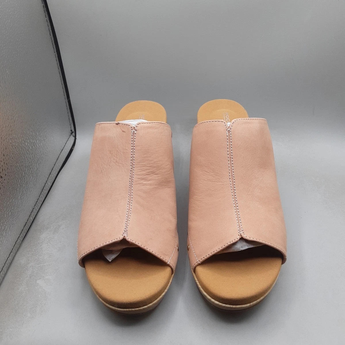 Rockport Tan Jaya Leather Slide Sandals Size 10W Amazon.com | Rockport Men main image 2