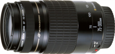 Canon 75-300mm f/4.0-5.6 USM Ultrasonic EF Auto Focus Zoom Lens