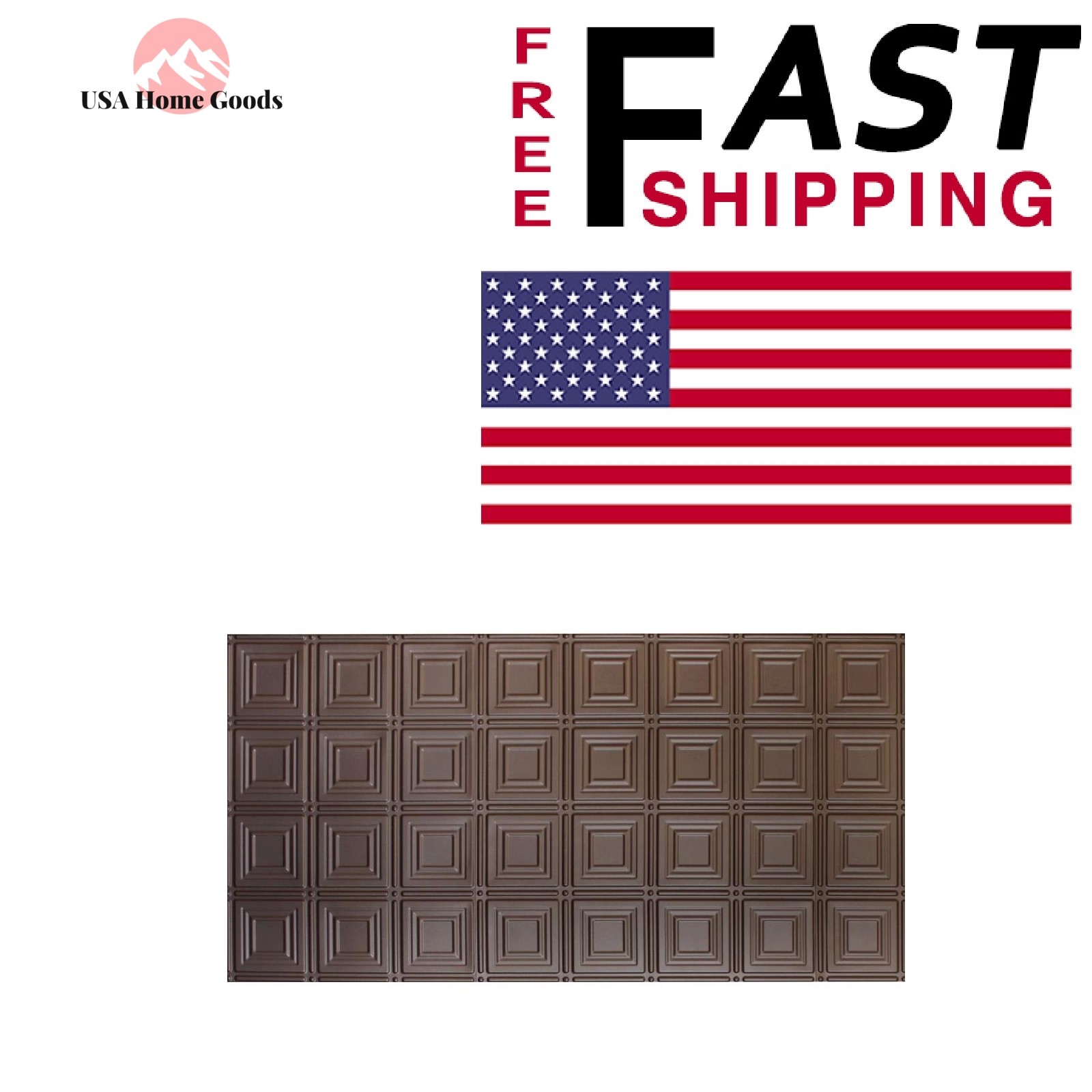 Faux Tin Ceiling Tile 2 X4 Kitchen Office Decor Backsplash