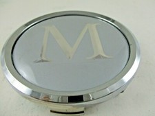 Mandrus M Unknown Silverchrome Custom Wheel Center Cap C-366-1 For 1 Cap