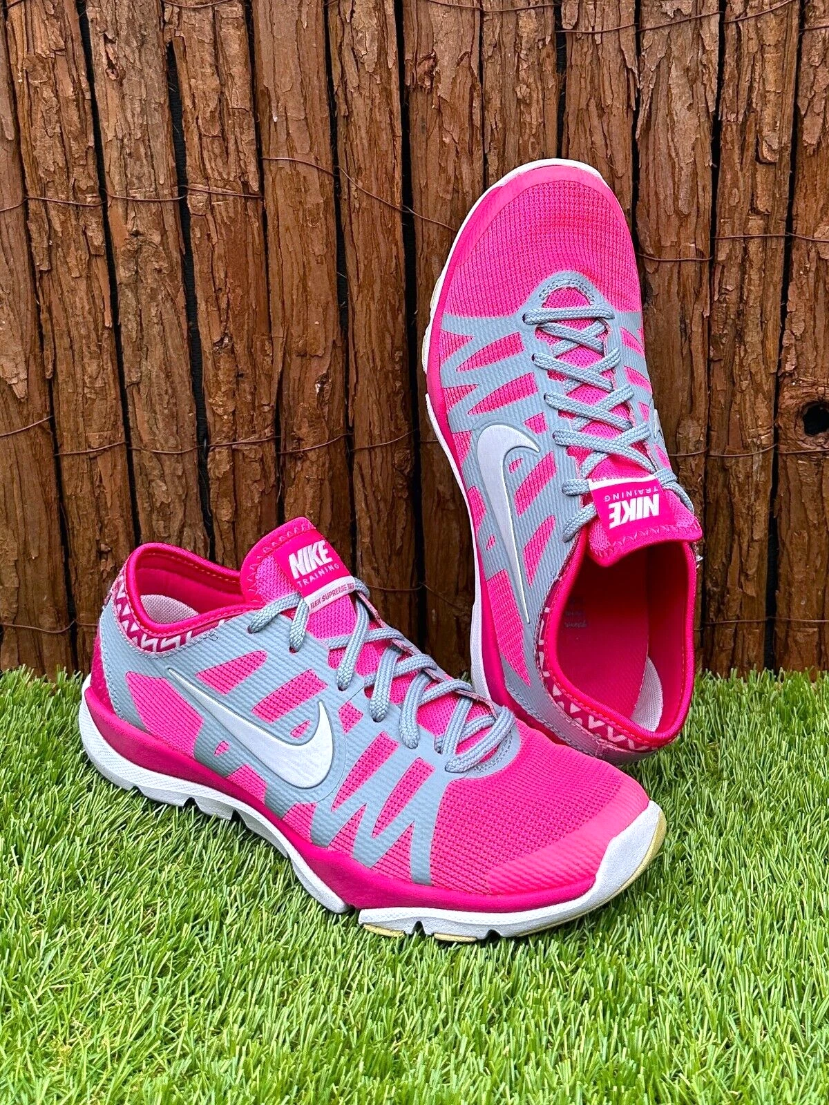 Nike Flex Supreme TR 3 Cross Trainer Pink shoes sneakers US 7 UK 38 24cm