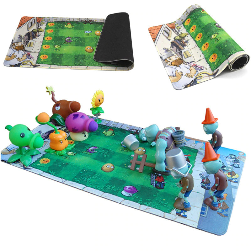 Plants Vs Zombies Action Figures PVC Hero Map Zombie Plants Gift for Children
