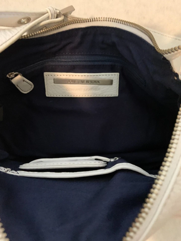 Bolso de mano Jones New York de cuero marfil Foto 4 de 4