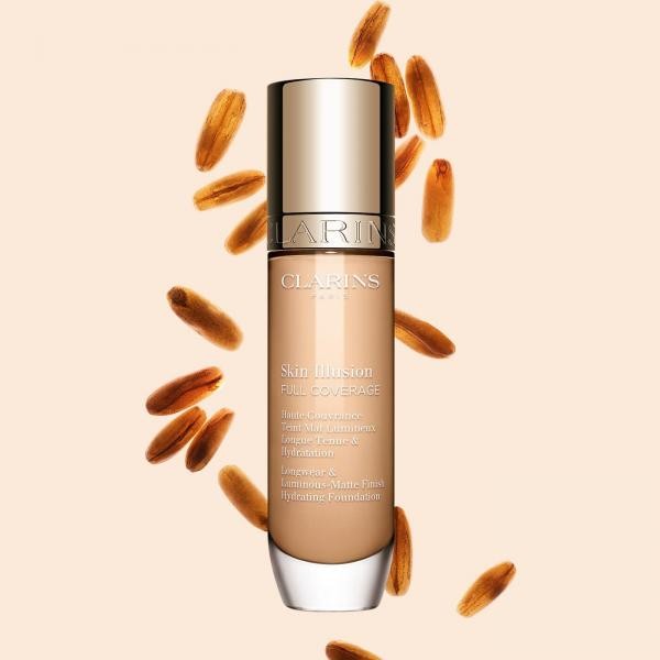 Clarins Bianco Skin Illusion Full Coverage Fondotinta Fluido - 105N - Immagine 5