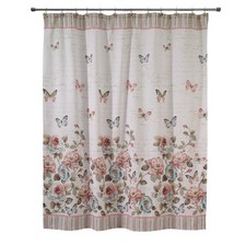 - Fabric Shower Curtain, Butterfly Inspired Bathroom Decor Butterfly Garden ...