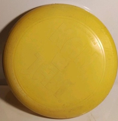 Vintage Kan Jam Yellow Official Flying Disc Frisbee Made In USA 11''