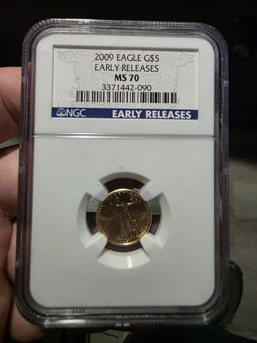 2009  Eagle 1/10oz gold Early Release NGC MS 70