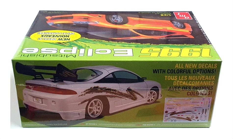 Набор для моделирования AMT масштаб 1:25 AMT1089M/12 - 1995 Mitsubishi Eclipse - Изображение 4 из 4