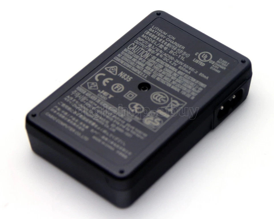 Battery Charger for BC-11L Casio Exilim EX-Z60SR EX-Z70 EX-Z70BK EX-Z70SR EX-Z77 - Image 4 of 4