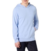 Herren Kapuzenpullover Puderblau S, Lockere Passform, Amazon Essentials