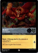 Beast - Thick-Skinned - 176/204 - Ursula's Return - Lorcana Cold Foil - NM