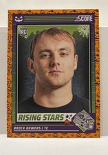 2024 Score-A-Treat #8 Brock Bowers Rookie RC Orange Pumpkin 💎 Raiders