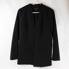 Halogen Solid Black Oversized Blazer Women's Size Small