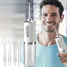 Portable USB Water Flosser Oral Irrigator Teeth Cleaner Rechargeable Dental Pick