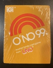 Vintage Uno O'no Ono 99 Card Game 2-8 Players Family Game 1980 New Sealed